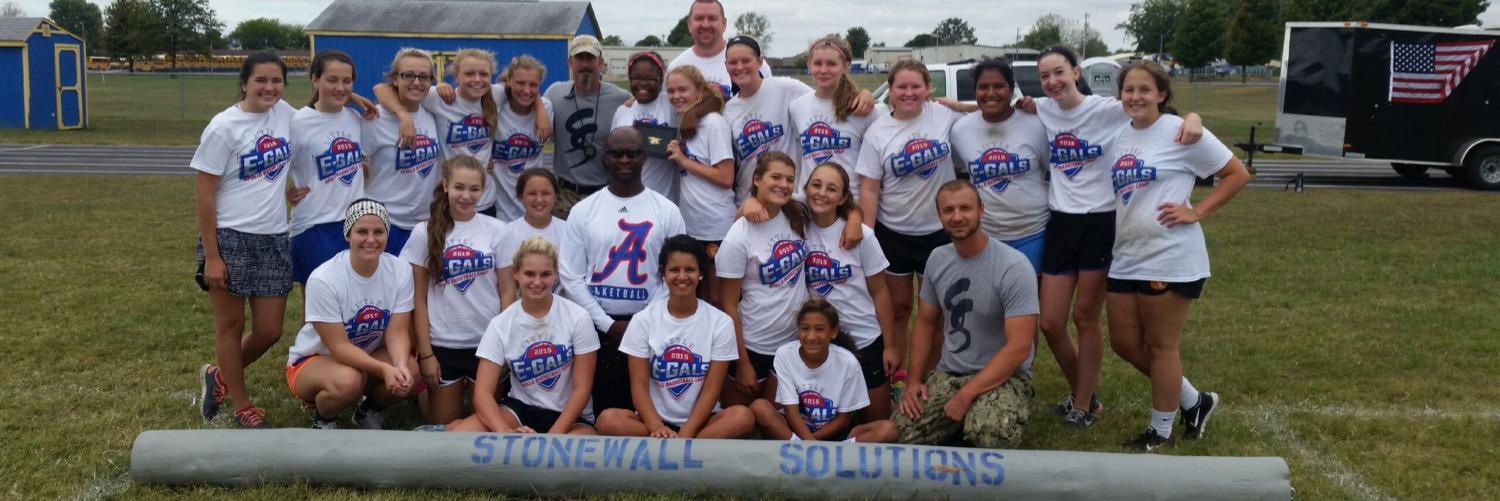 E-Gals Basketball banner