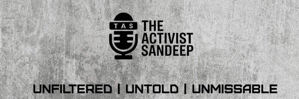 ActivistSandeep Profile Banner