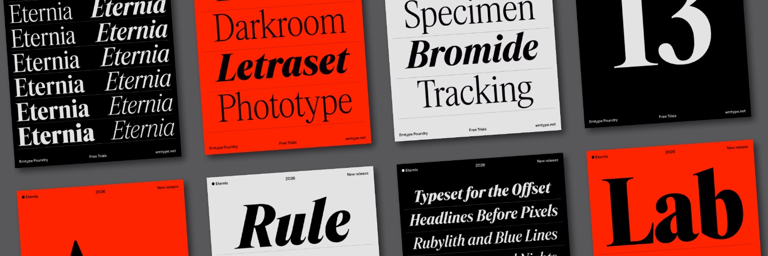 Emtype Foundry banner