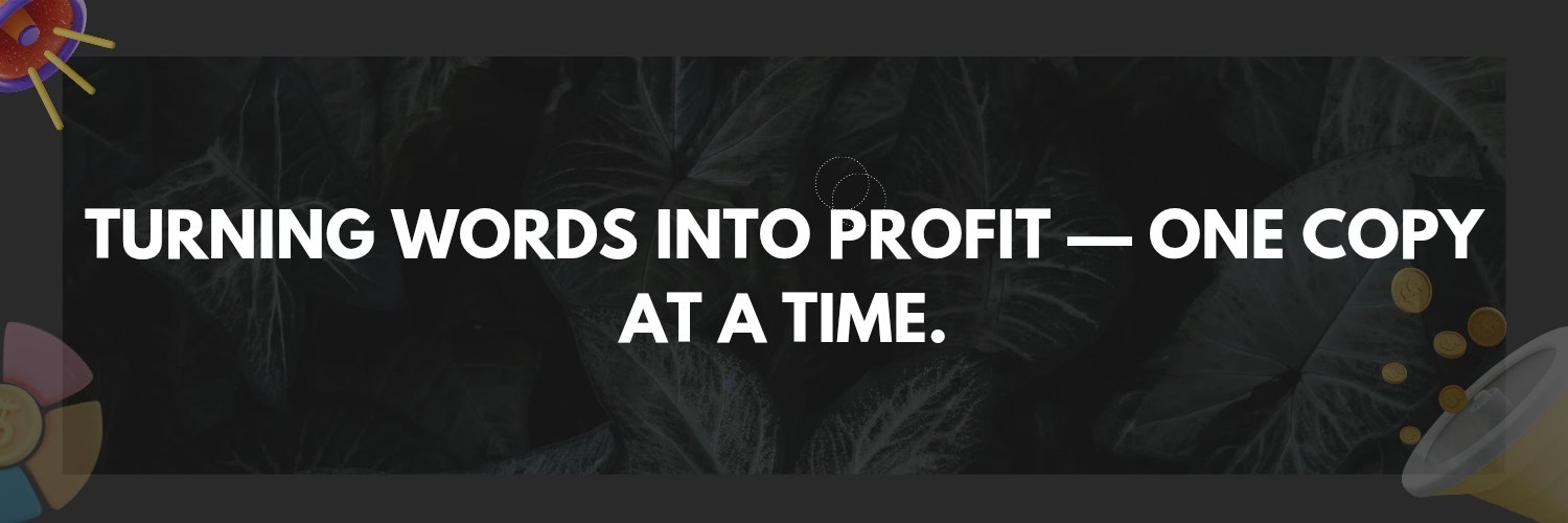 Abe Tajudeen.O/Copywriter banner