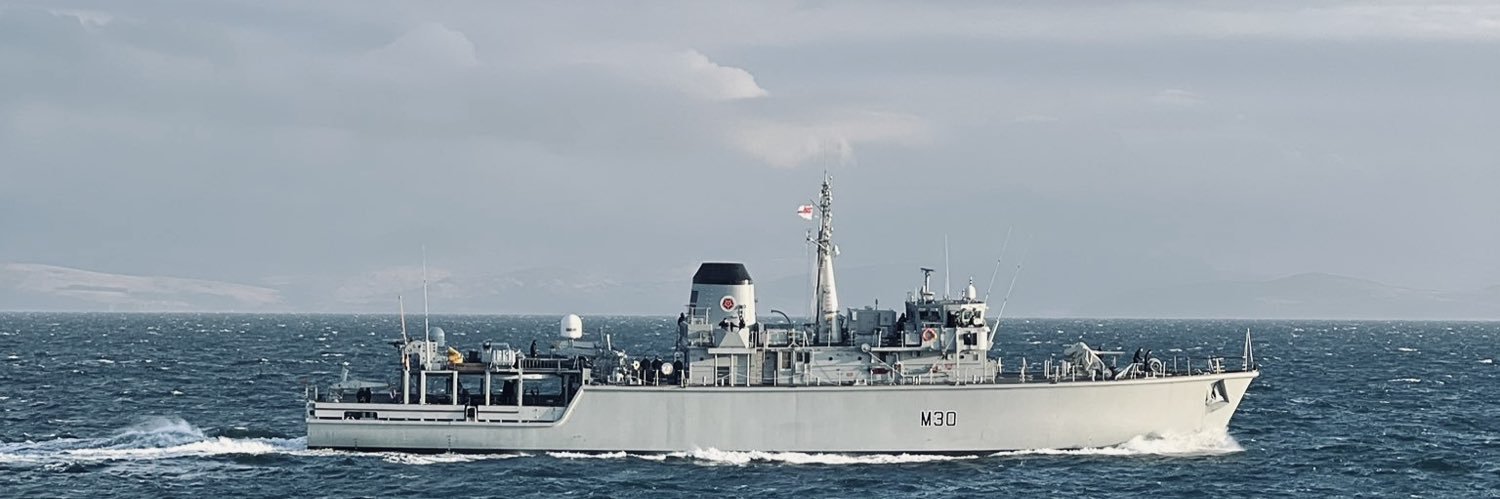 HMS Ledbury's banner