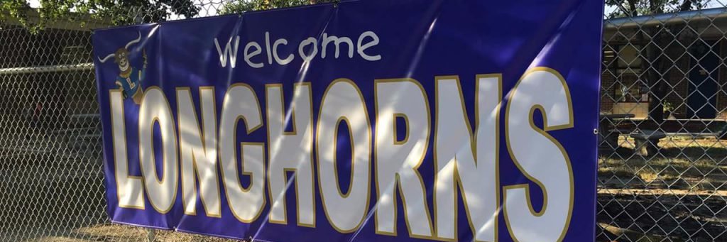 Morganton Road Elementary School Longhorns banner