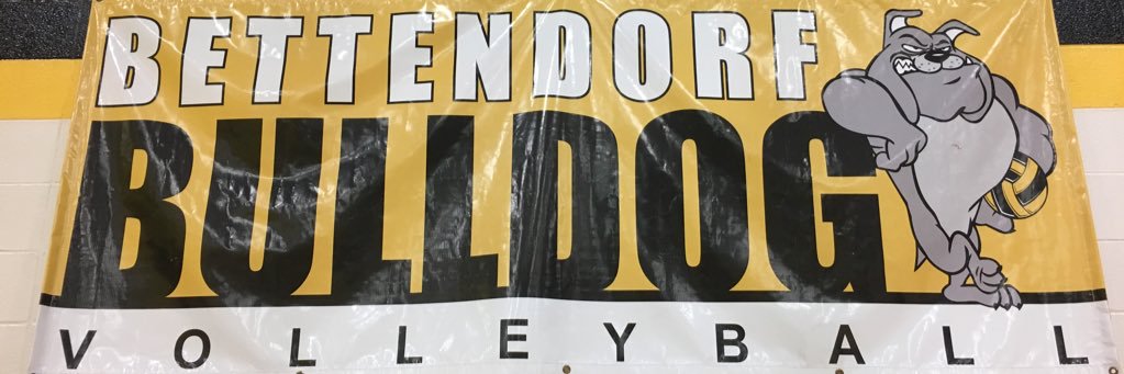 Bettendorf Volleyball banner
