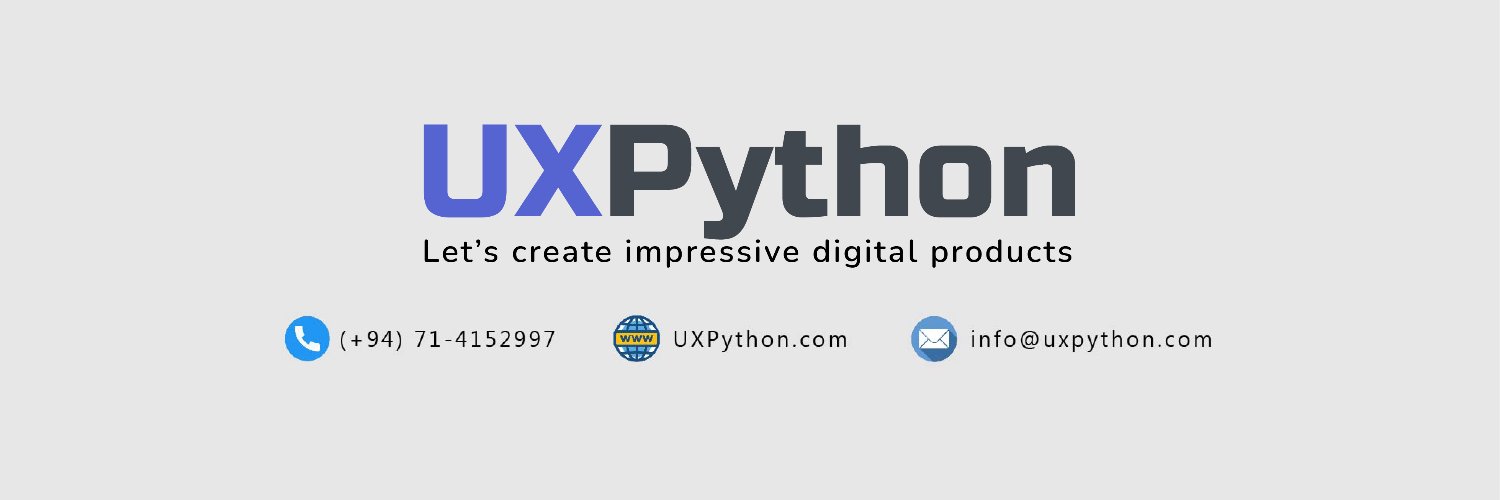 UX Python (@uxpython) / Twitter