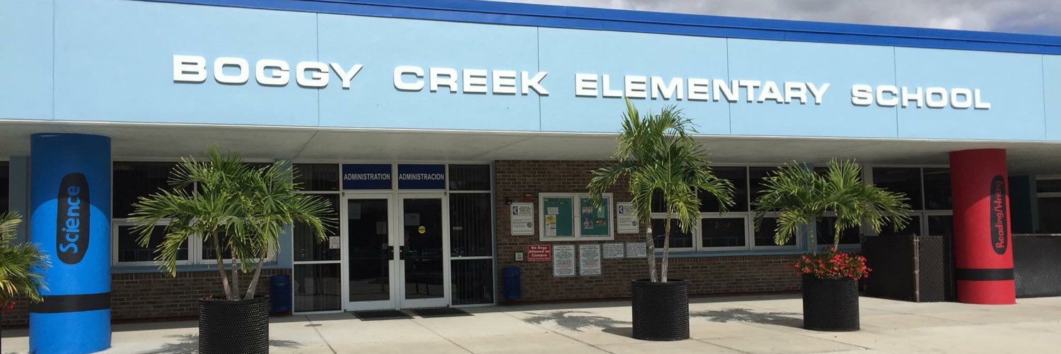 Boggy Creek Elementary School banner