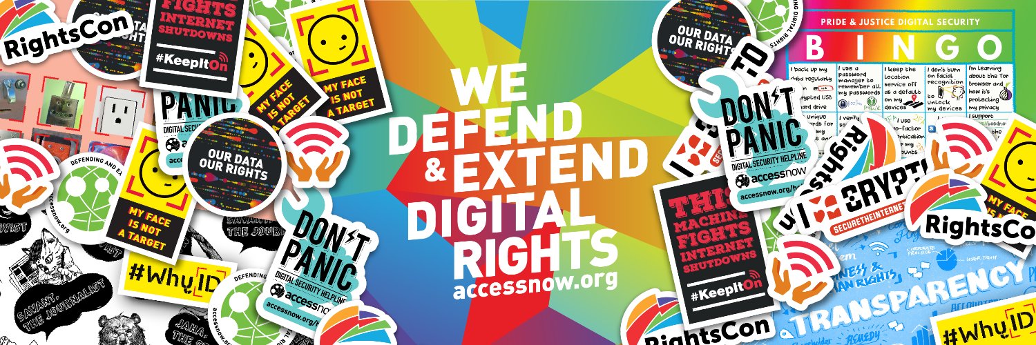 Access Now's banner