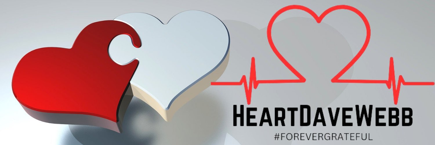 Dave Webb - heart transplant recipient banner
