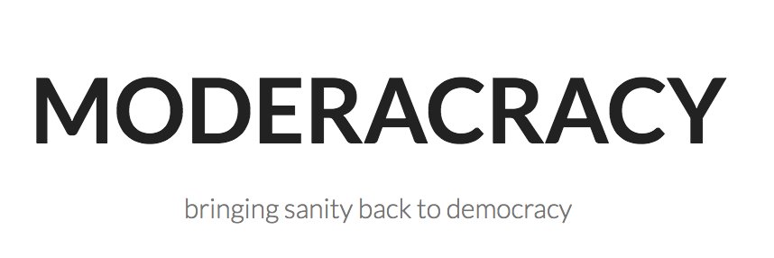 Moderacracy banner