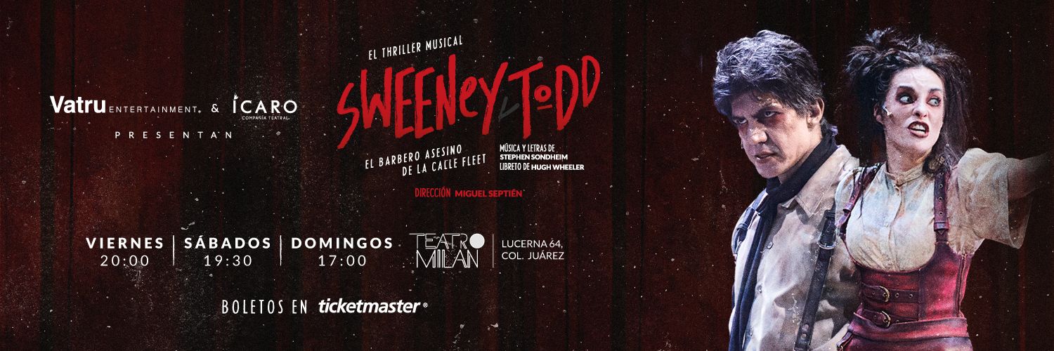 Sweeney Todd México banner