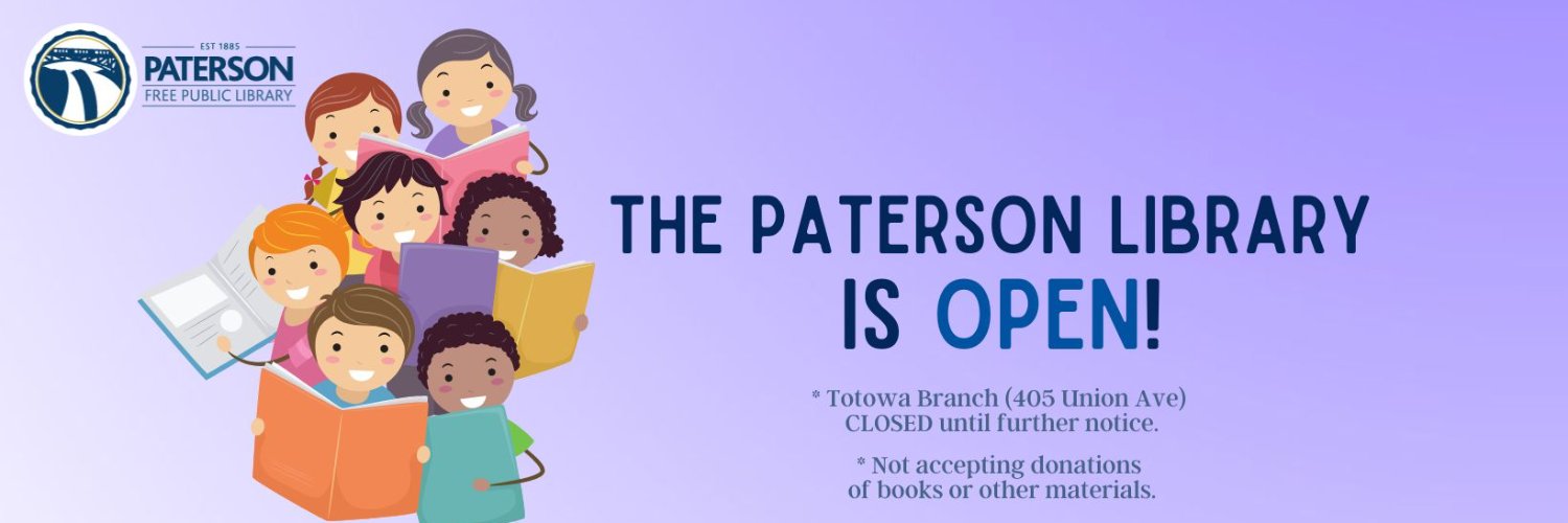Paterson Library banner