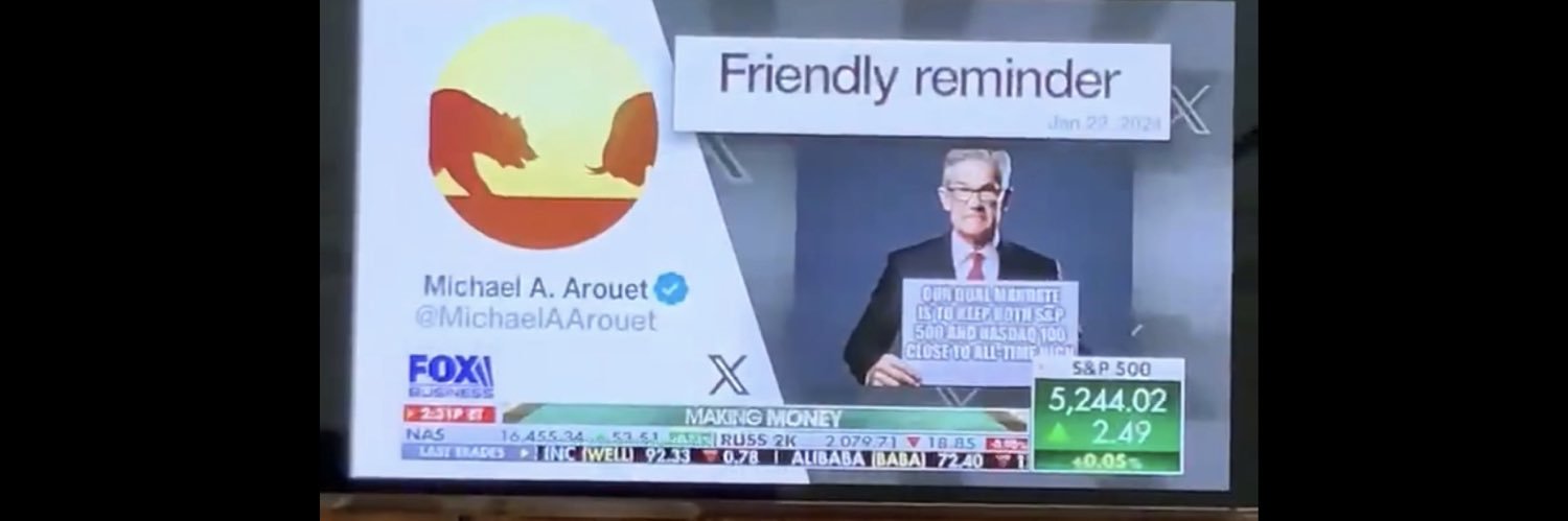 Michael A. Arouet's banner