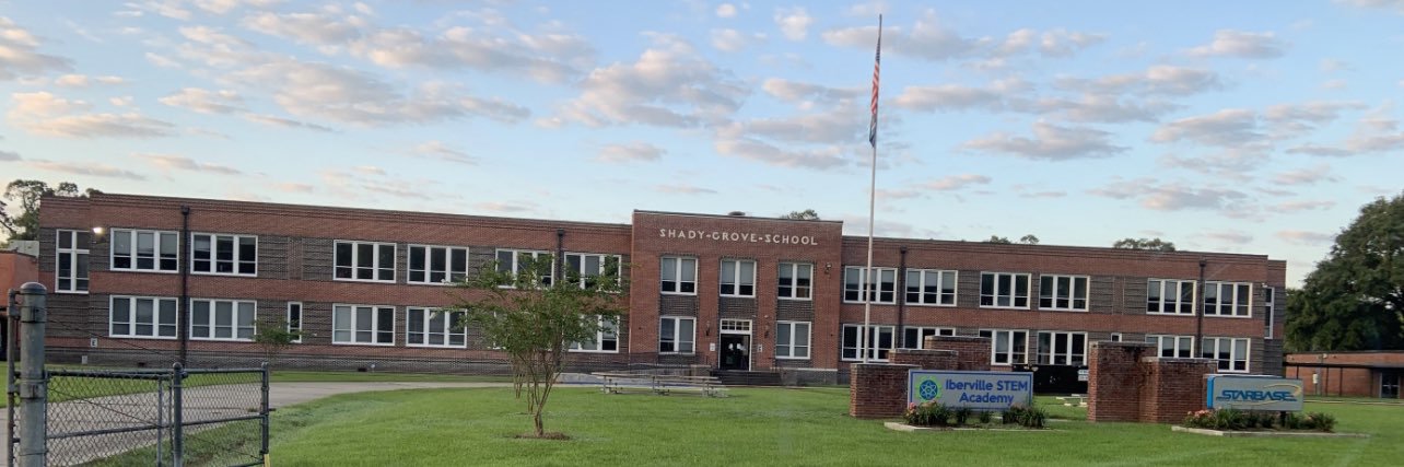 North Iberville High and Iberville STEM Academy banner