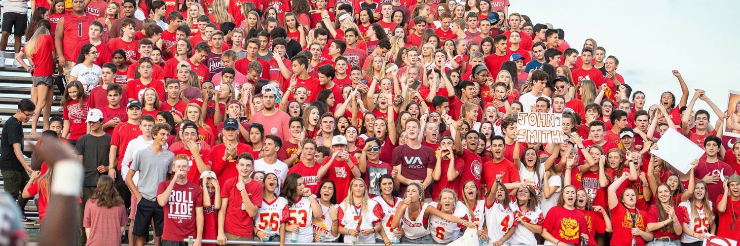 EAST STUDENT SECTION banner