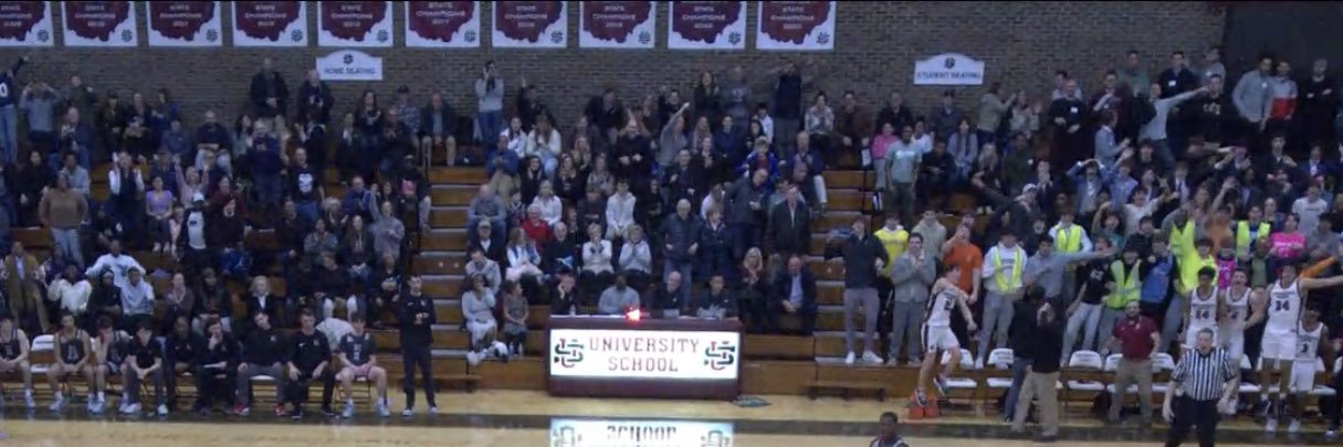 University School Basketball banner
