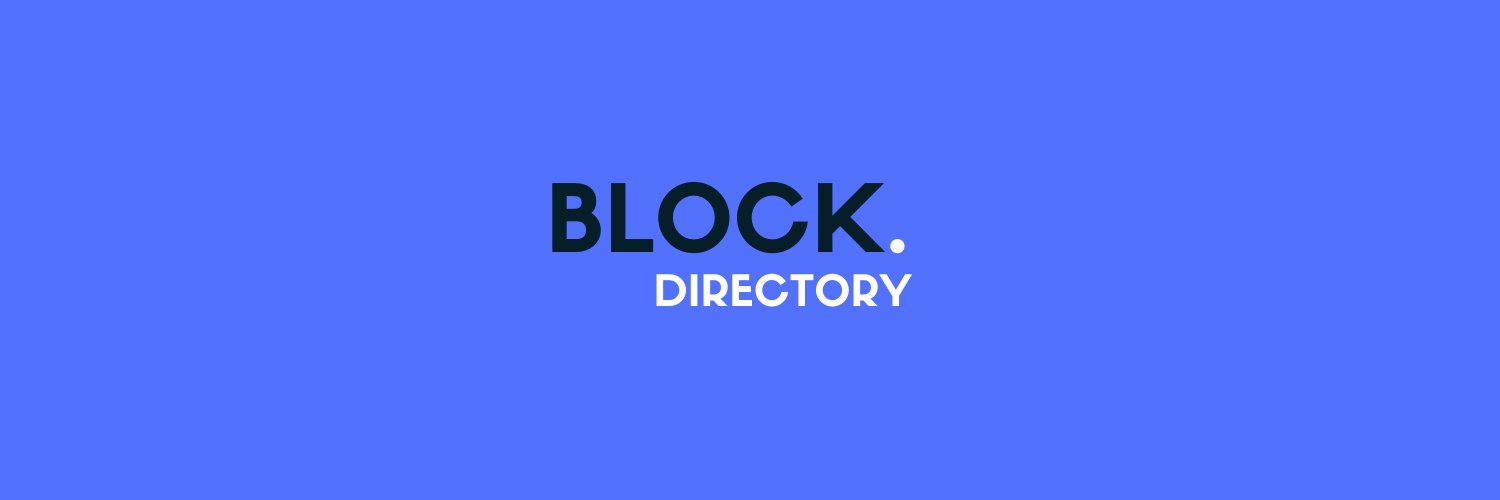 BlockDirectory's profile banner image