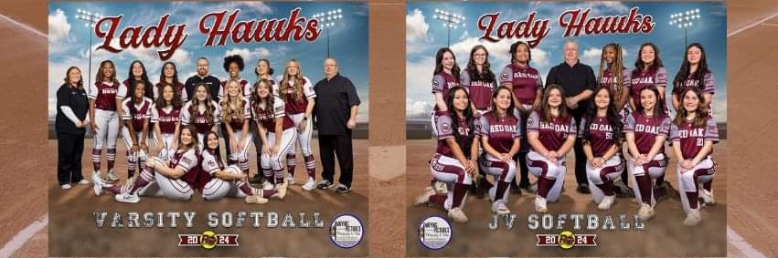 Red Oak Softball banner
