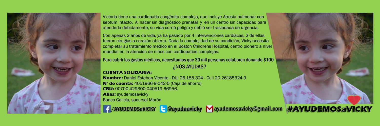 #AYUDEMOSaVICKY banner