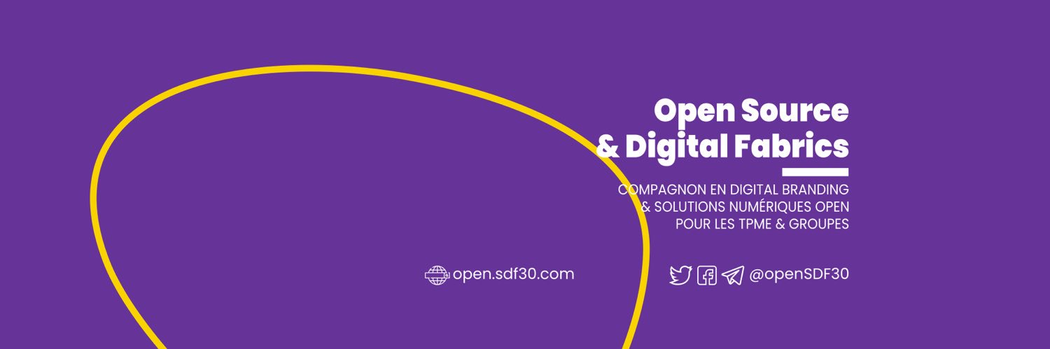 Open-SDF🐧 (#DigitalBranding💜) banner