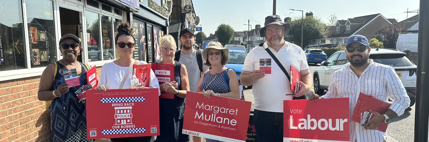 Rainham Labour's banner