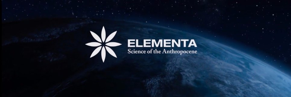 Elementa: Science of the Anthropocene's banner