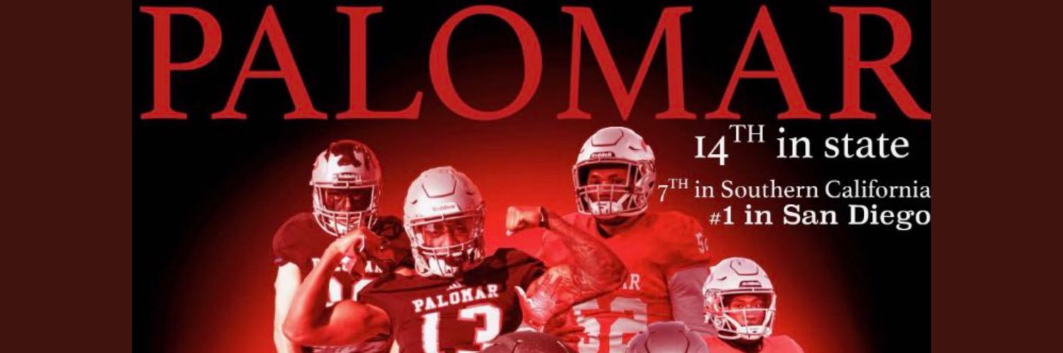 Palomar Football's banner