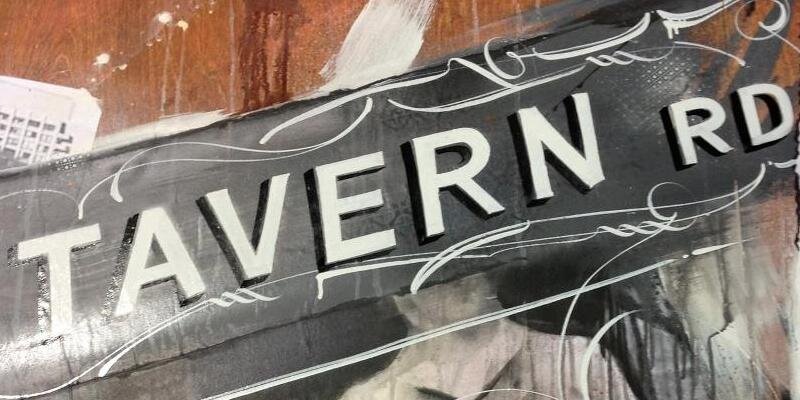 Tavern Road banner