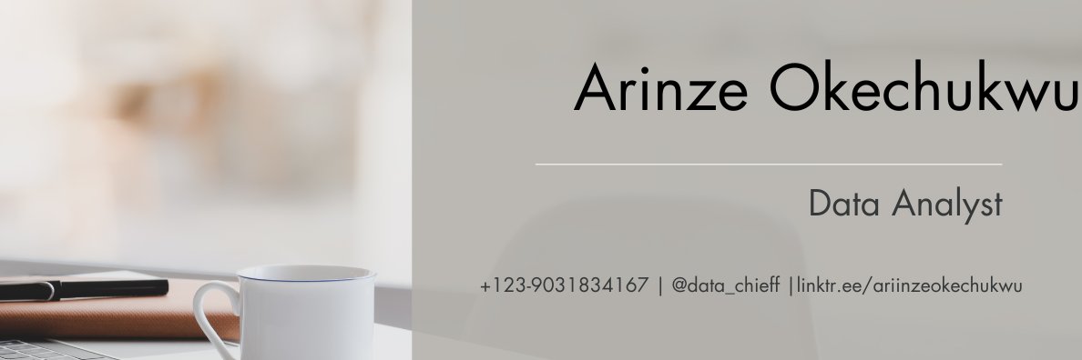 Arinze || Data banner