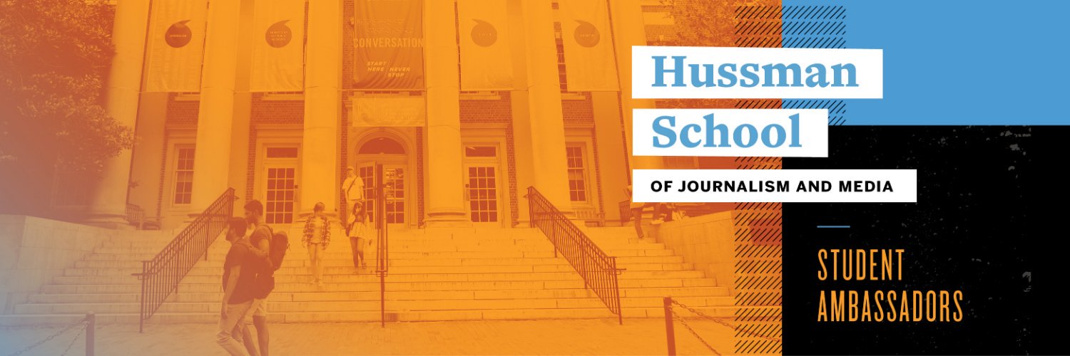 UNC Hussman School Ambassadors banner