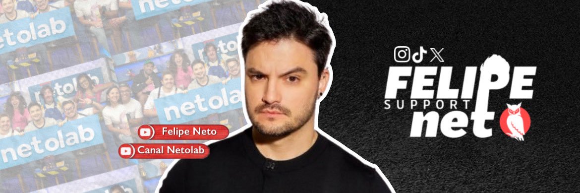 Support Felipe Neto ⓢ banner