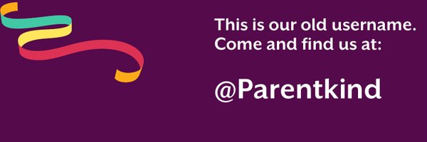 Come find us @Parentkind Profile Banner