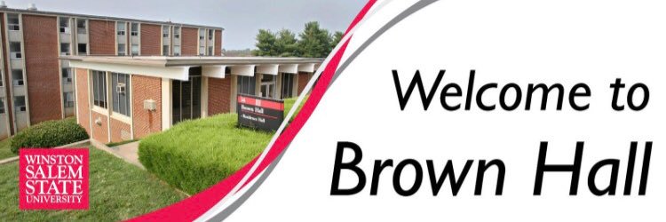 Brown Hall Council banner