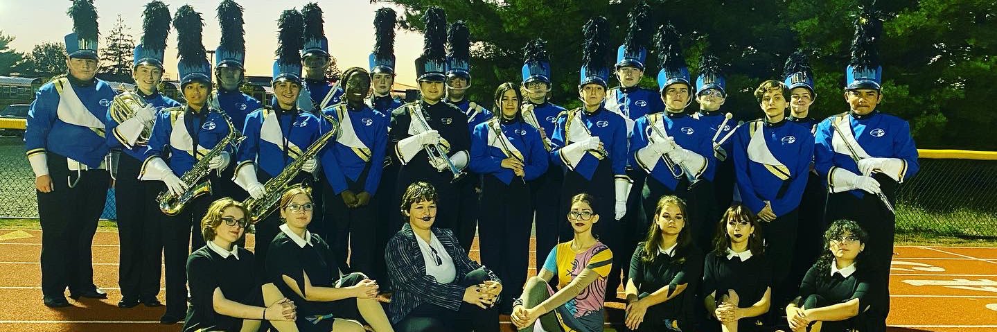 MTHS Marching Hawks banner