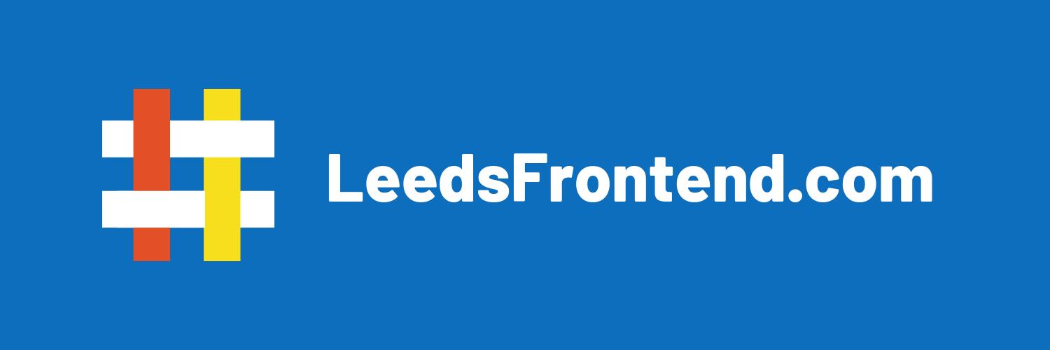 Leeds Front End banner