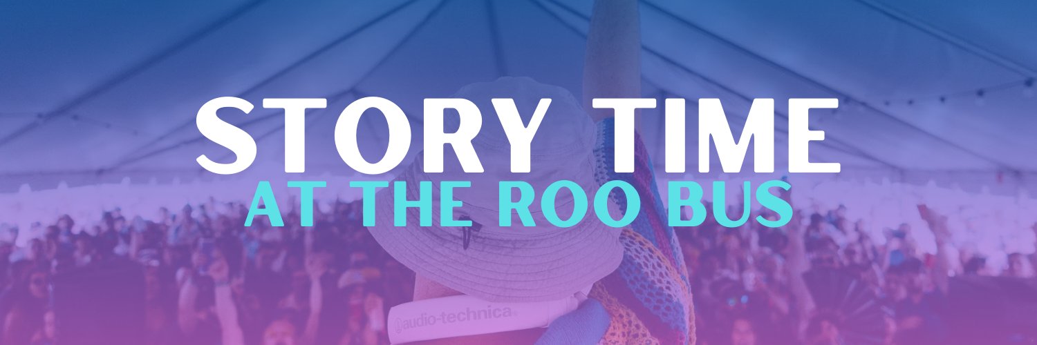 Story Time at the Roo Bus banner