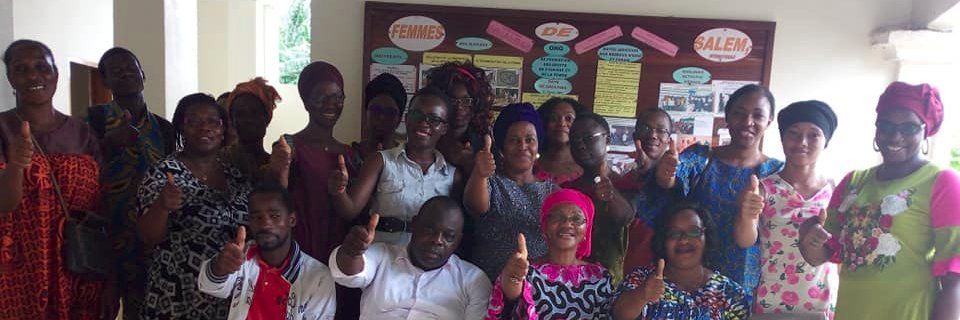 ONG FEMMES DE SALEM, Internationale banner
