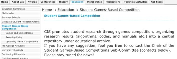 CISCompetitions Profile Banner
