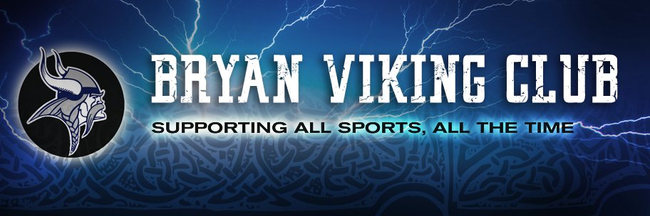 Bryan Viking Club banner
