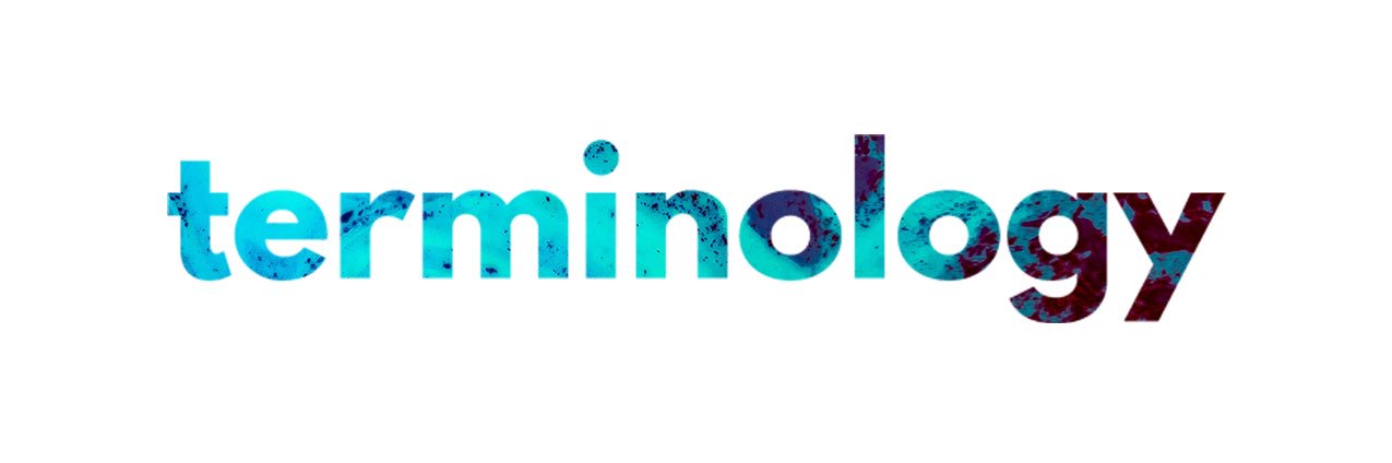 Terminology banner