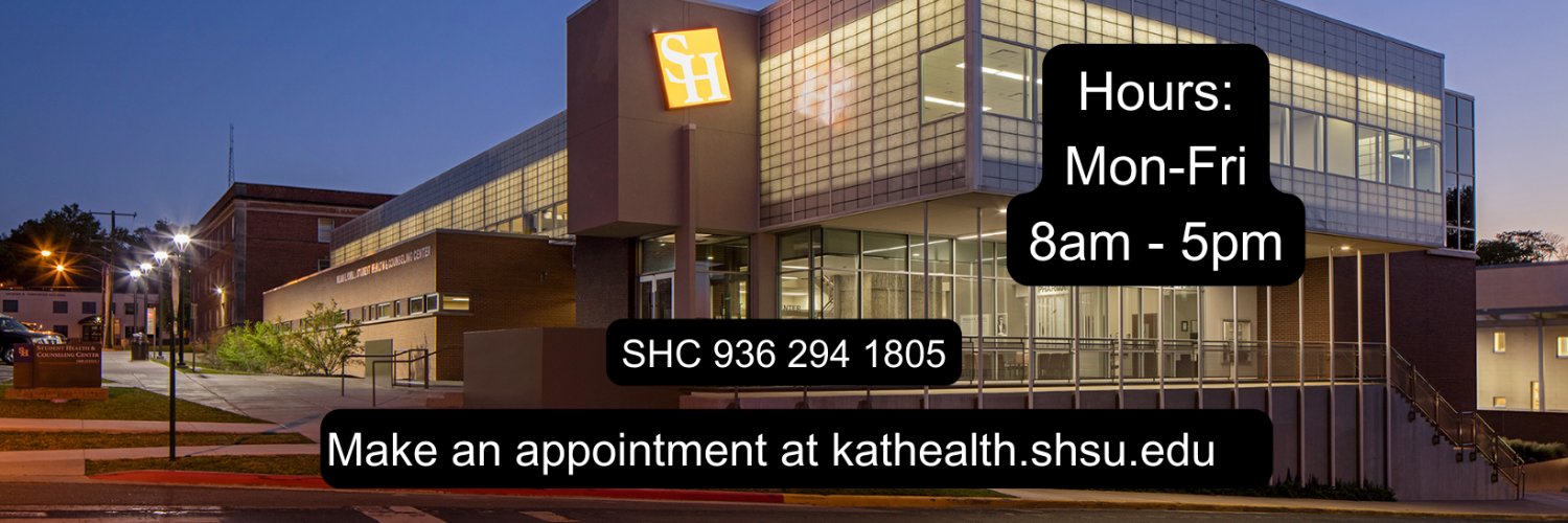 SHSU Student Health Center banner