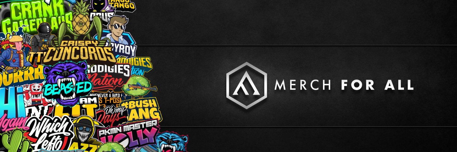 Merch for All banner