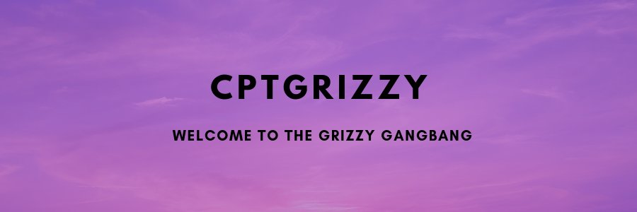 cptgrizzy's profile banner image
