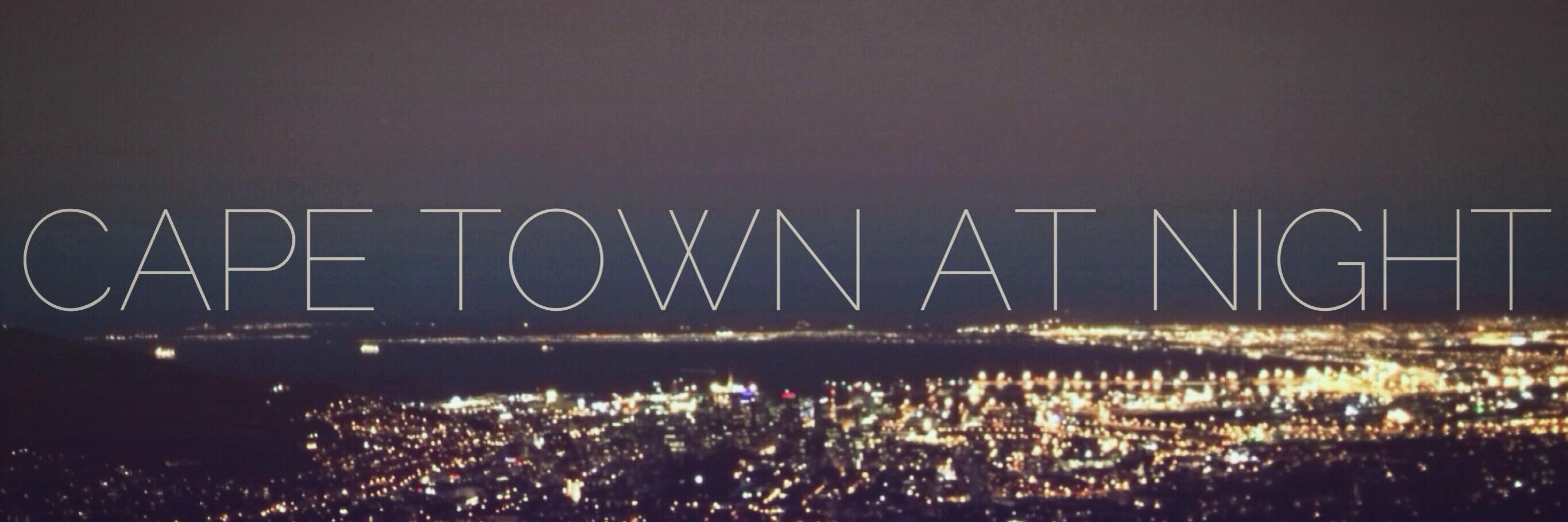 Cape Town at Night banner