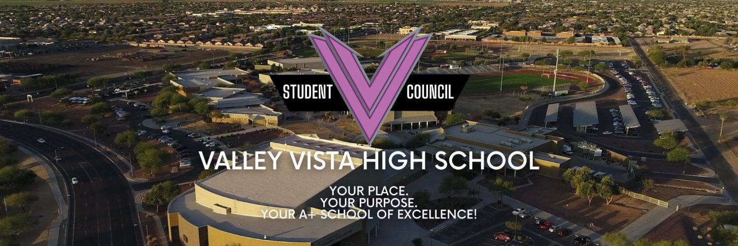 Valley Vista Student Council banner