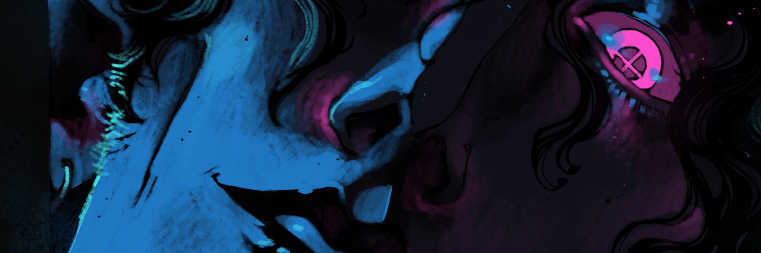 perseus in a spooky font banner