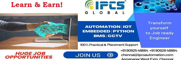 IPCS Automation Chennai Best PLC CCTV Embedded Profile Banner