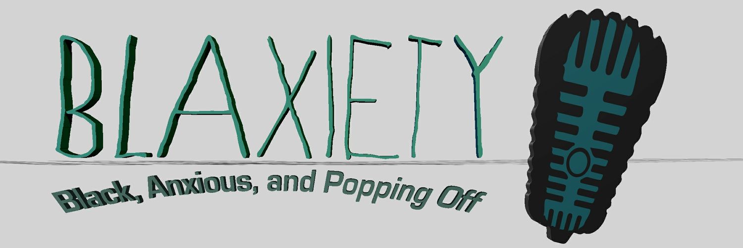 Blaxiety Podcast banner