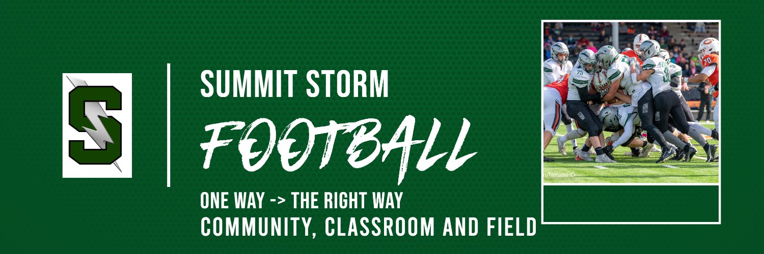 Summit Storm Football banner