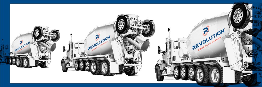 Revolution Concrete Mixers banner
