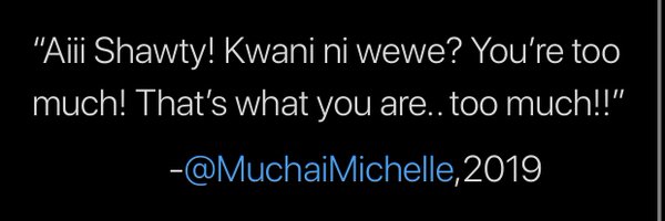 MuchaiMichelle Profile Banner