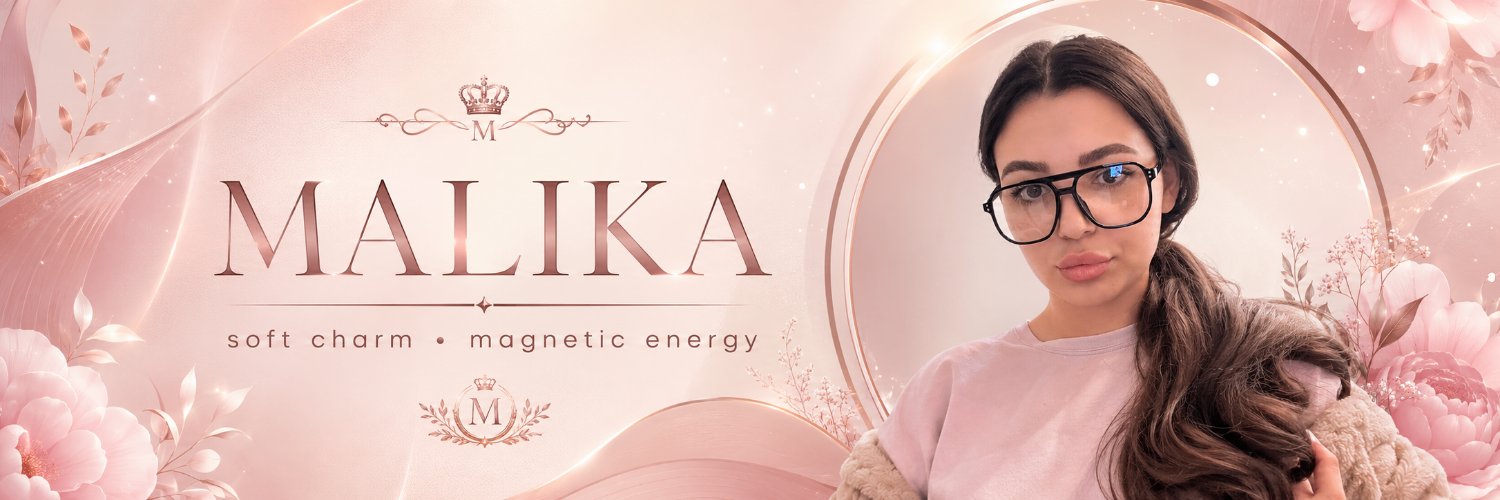 Malika 🌹 banner